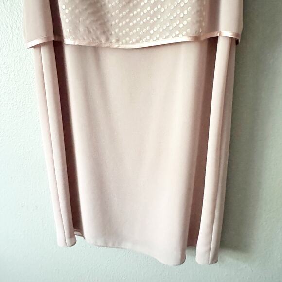 Vintage Patra Blush Pink Sequin Knee Length Dress Women’s Size 14 - Picture 5 of 12